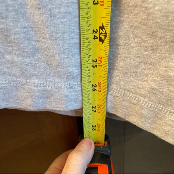 L.L. Bean Women's Gray Sweatshirt Drawstring Cinch Waist Hooded L PET 296938 - Picture 7 of 8